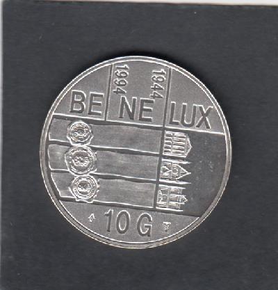 Beschrijving: 10 Gulden BENELUX 